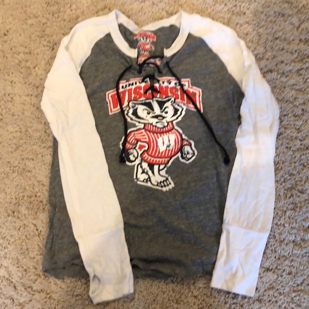 University of Wisconsin baseball tee
